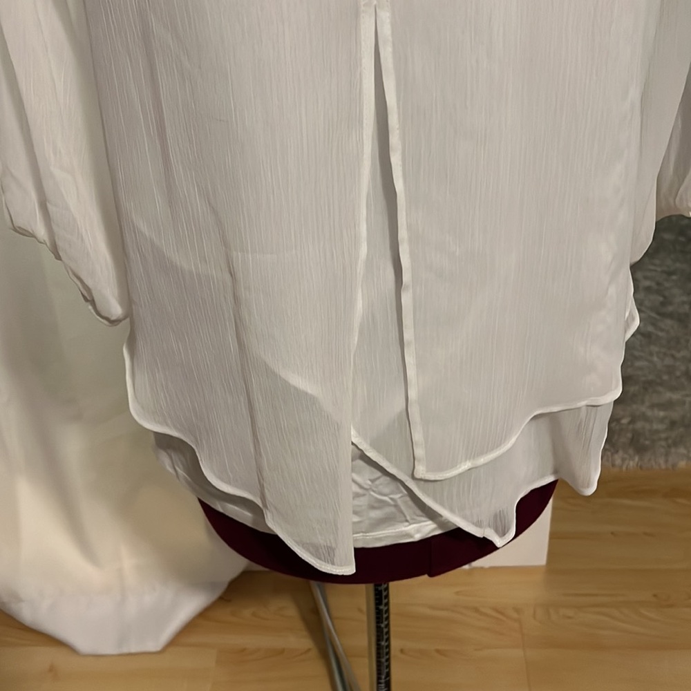 Apt. 9 Women’s White Blouse S - Picture 4 of 7